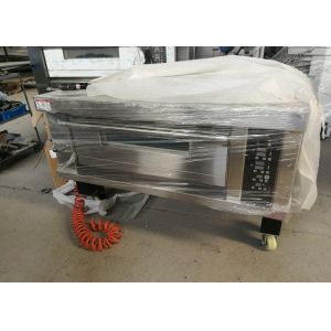 Single Deck Bakery Deck Oven One Tray Safe Using Energy Saving