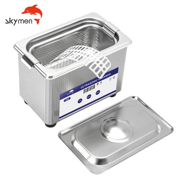 SUS304 Stainless Steel Commercial Ultrasonic Cleaner 0.8L For Glasses Jewelry