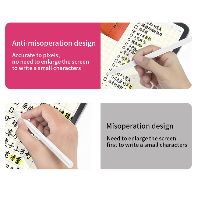 Smoothly Writting Active Stylus Pencil Replacement White Drawing Stylus Pen