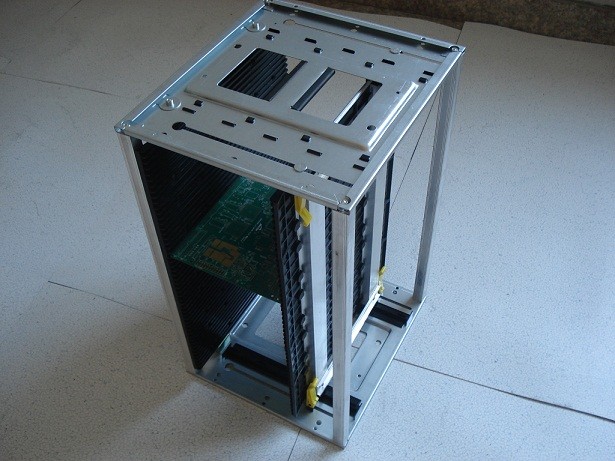 355*320*563mm ESD PCB Magazine Rack Antistatic SMT PCB Storage Cart For PCB Production Line