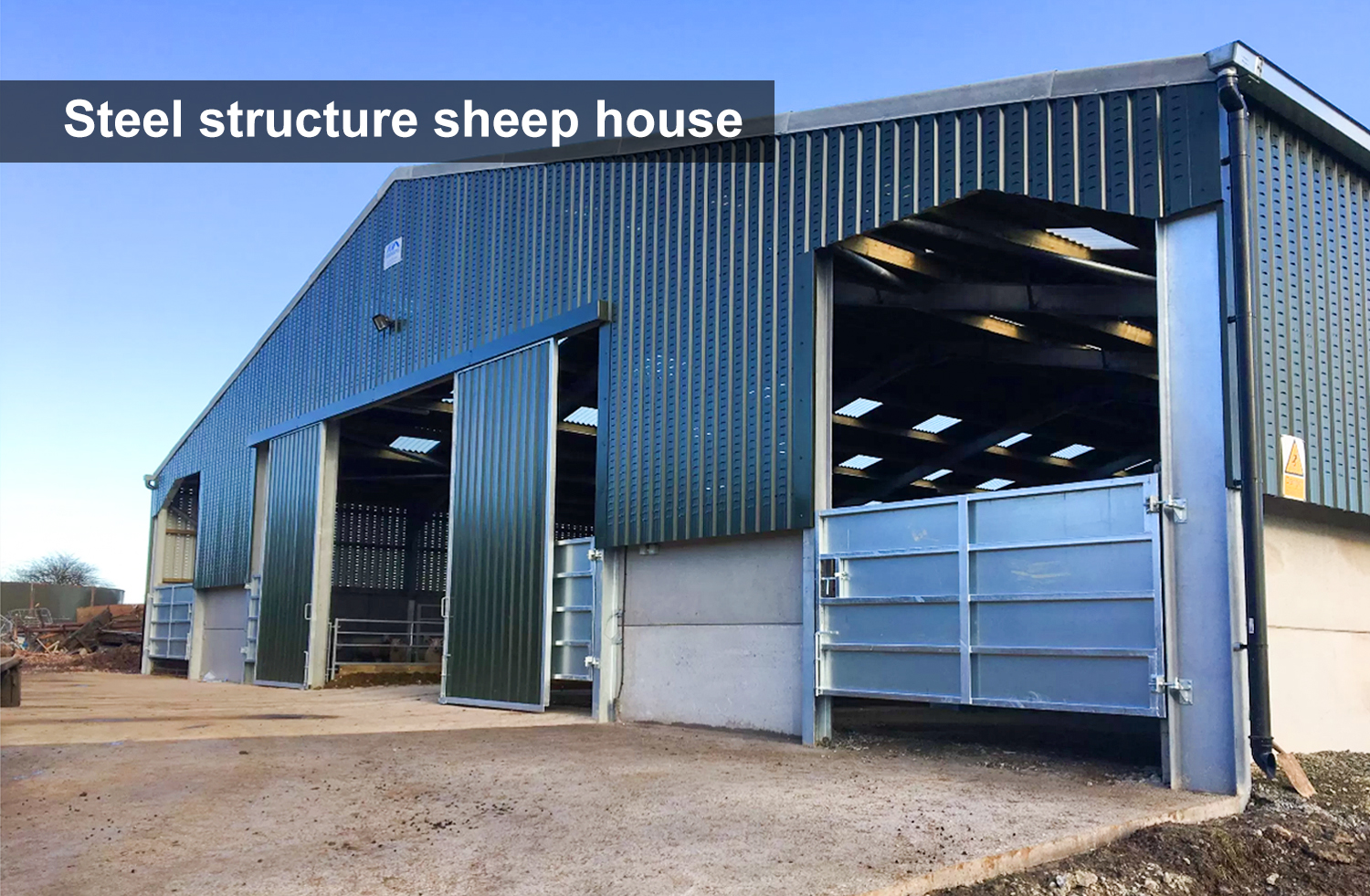 Q235/Q345 Horse Barn Style Metal Buildings Prefab Metal Horse Barn OEM ODM