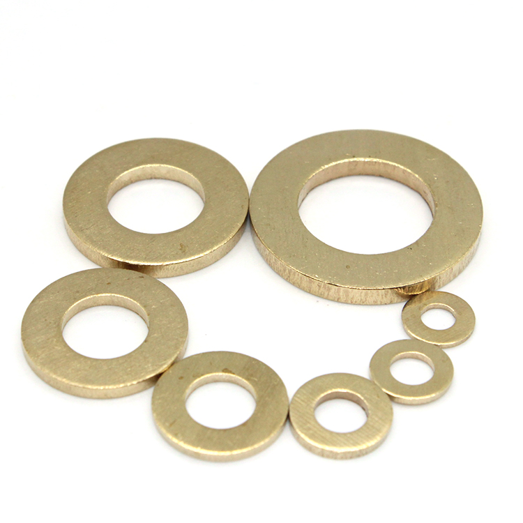 Good BIG Brass Flat Washers with 100% Inspection and DIN Standard Standards