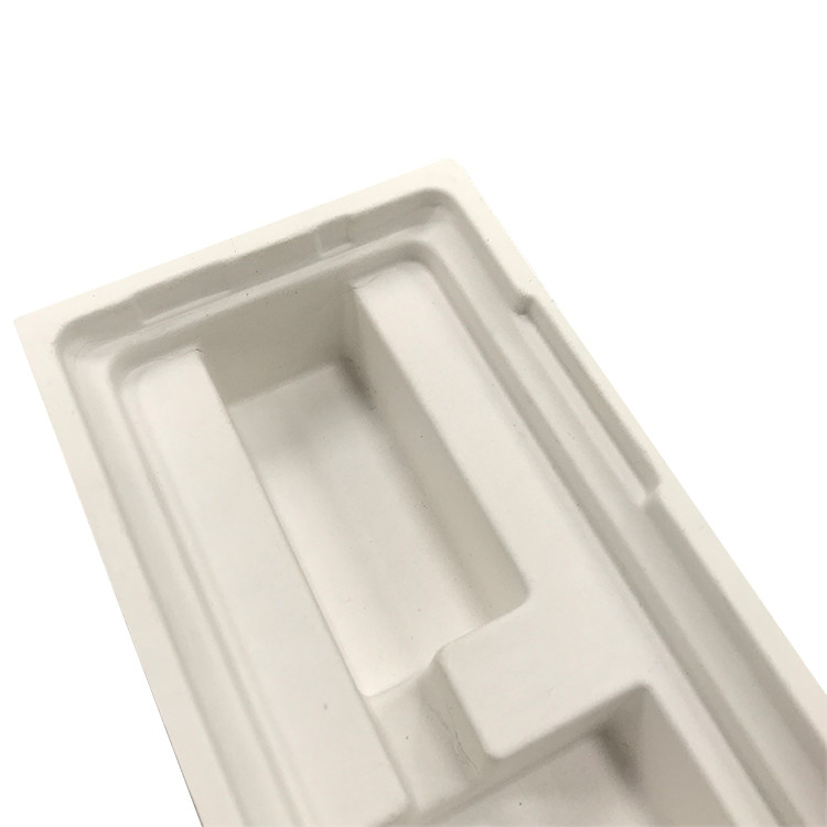 Custom Wet Press Pulp Packaging Service Eco Friendly Paper Inner Tray Packaging