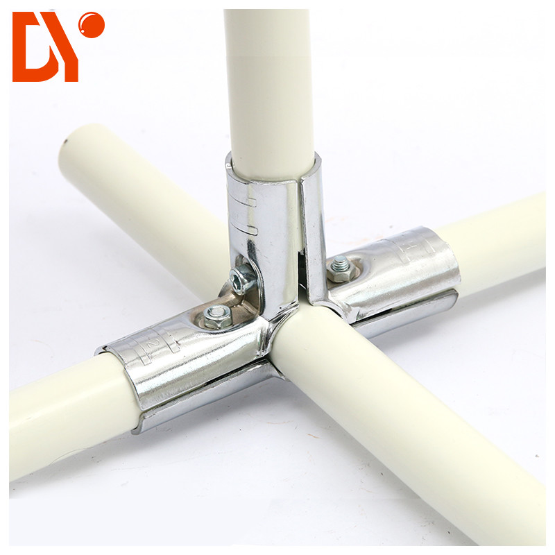 Grey / White Color Lean Coated Steel Pipe , Cold Rolled Pe Steel Pipe Glossy Surface