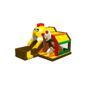 Chicken Egg Theme Playground Commercial Jumping Castle Rentals Silk Printing