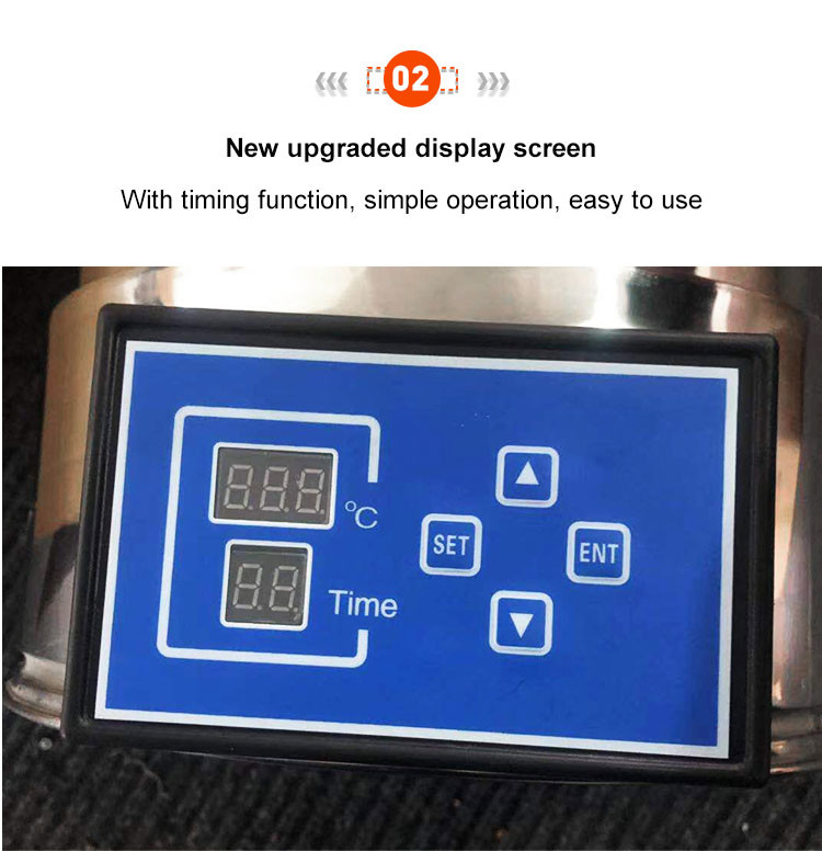 Automatic Autoclave Sterilizer Portable Full Stainless Steel Steam Electric Digital Display