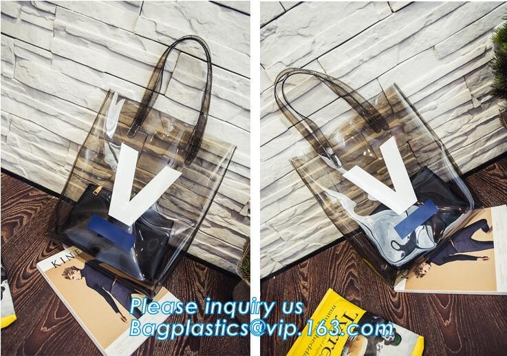PVC Mini Letter Printed Handbag Clear Laser Shoulder Bag For Women Children, travel gift garment wine makeup shoulder ha