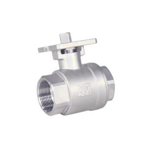 High Platform CF8 CF8m 1 Inch 2PC Ball Valve with Mountain Pad ISO 9001 Standard