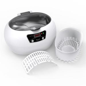  Digital Timer 600ML Household Ultrasonic Cleaner With Basket Manufactures
