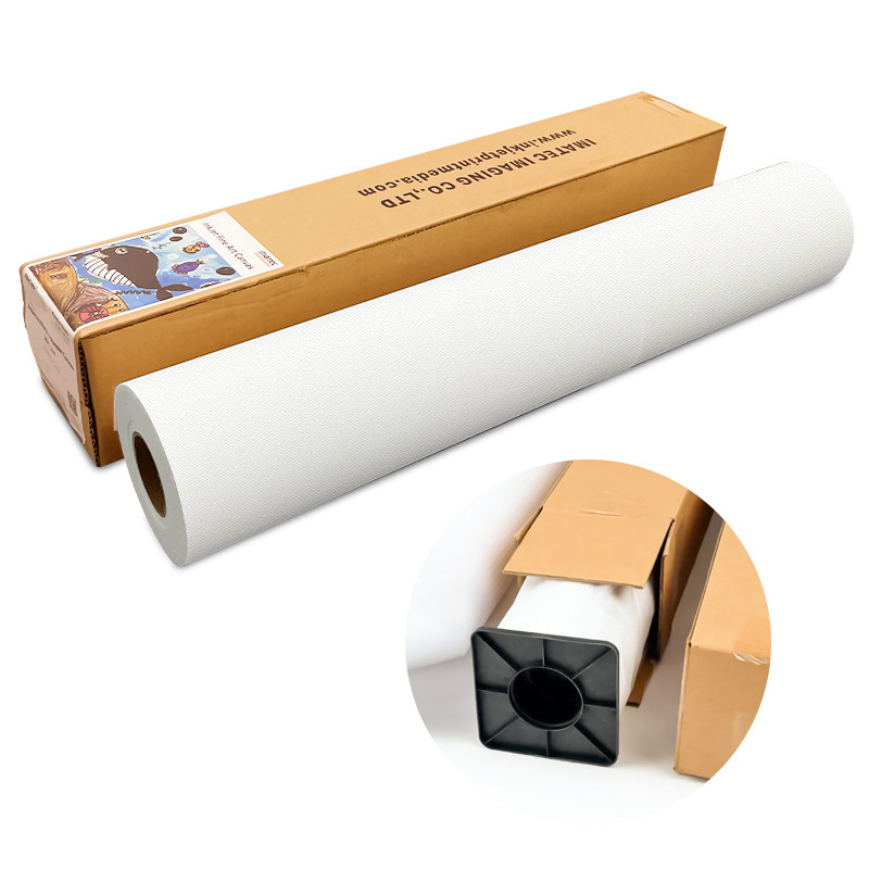 280gsm Glossy Polyester Canvas Rolls For Pigment Dye Ink Printers