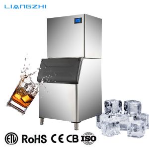  Water Cooling 220kg 24 Hours LZ-500 Industrial Ice Cube Machine for Namibia Hoshizaki Manufactures