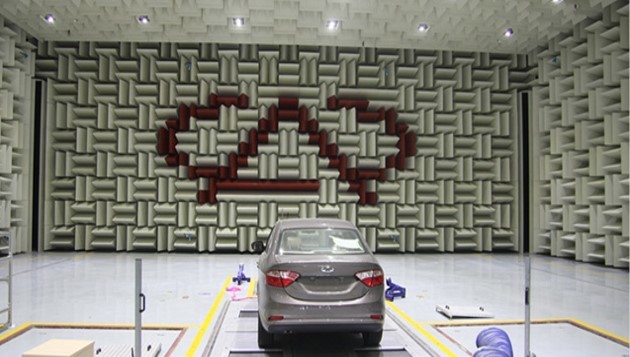 Vehicle NVH Laboratory (Flat Wedge Metal Wedge)