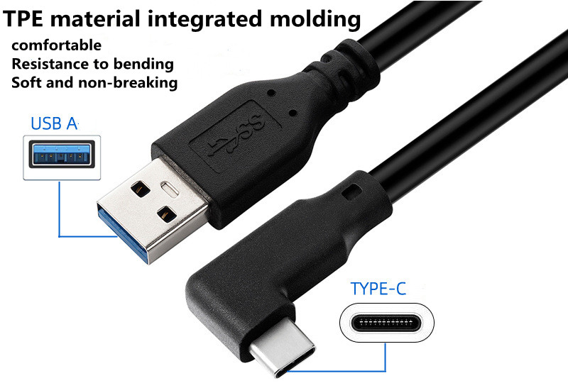 VR cables 90 degree elbow VR uses A revolution to C public line