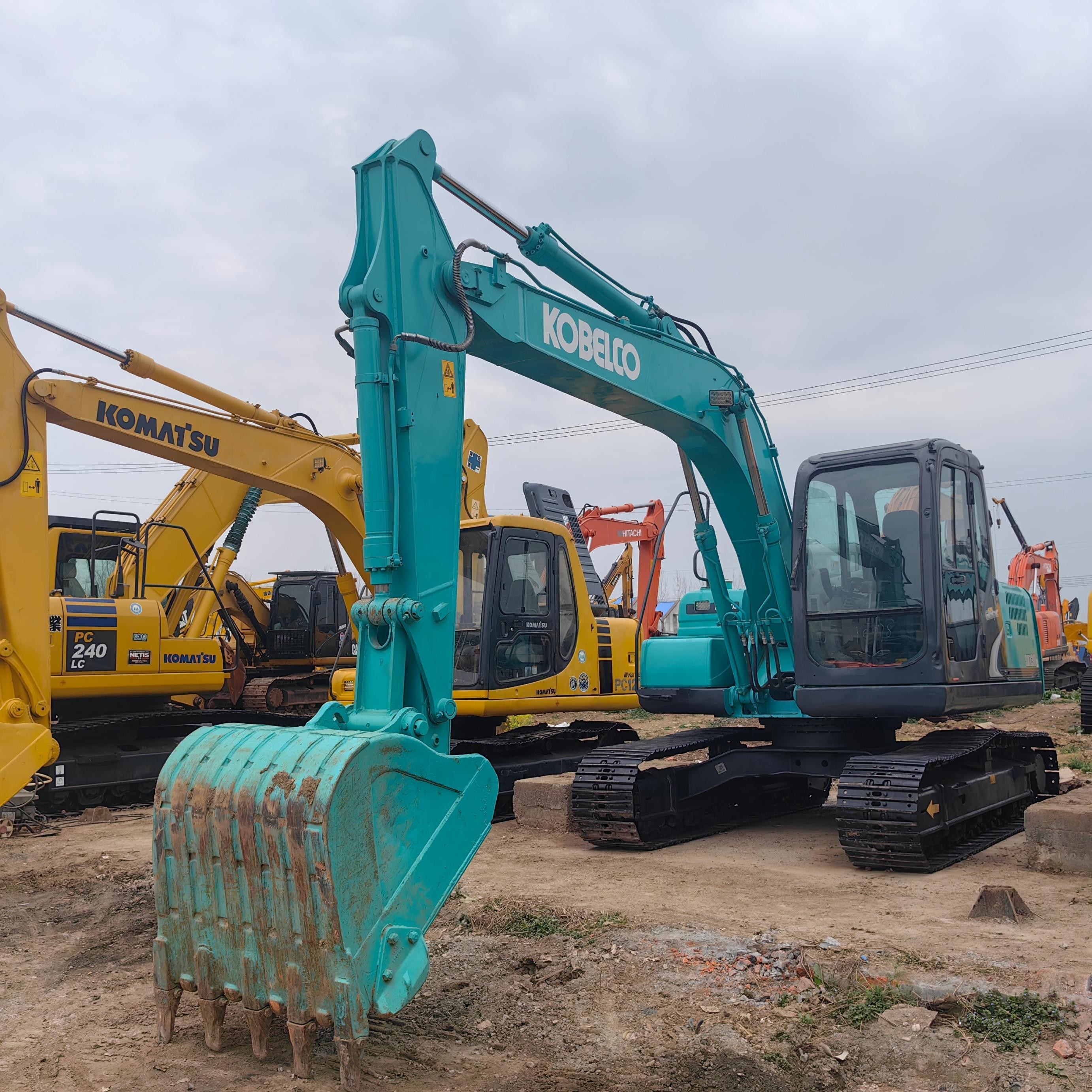 Original Japan Brand Used Kobelco SK130 Excavators 13 Ton Medium Secondhand Digger