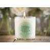 Buy cheap 100% paraffin wax unscented memorial glass candle with printed label from wholesalers