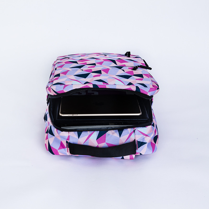 Nylon Ladies Laptop Backpack Set Waterproof 3 Piece School Bag