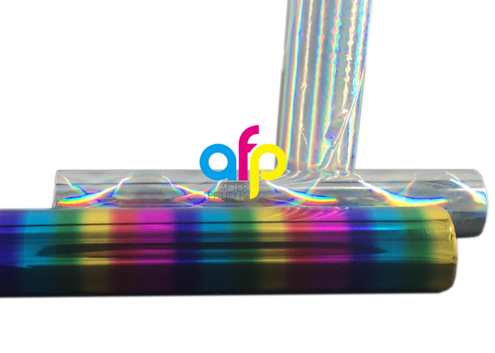 Various Patterns Laser Holographic Film , 16 Micron Cardboard Hot Stamping Film