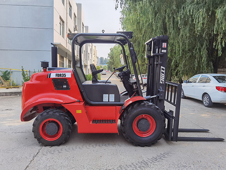 LTMG all terrain forklift truck 3.5ton forklift 2WD 4WD diesel powered forklift rough terrain forklift