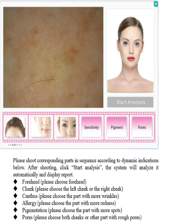 Multifunction Observed Skin Scope Analyzer