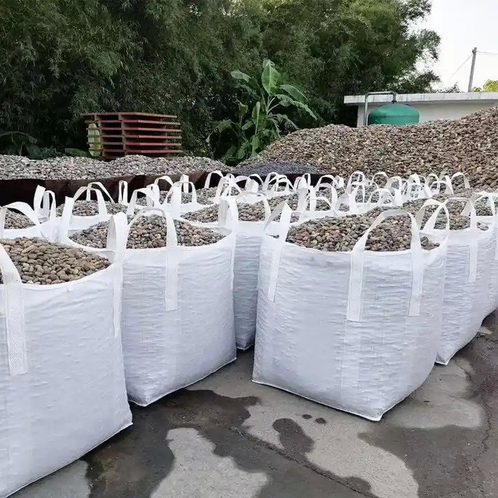 Custom PP FIBC Jumbo Bags Printing Flat Bottom Square Bulk Container
