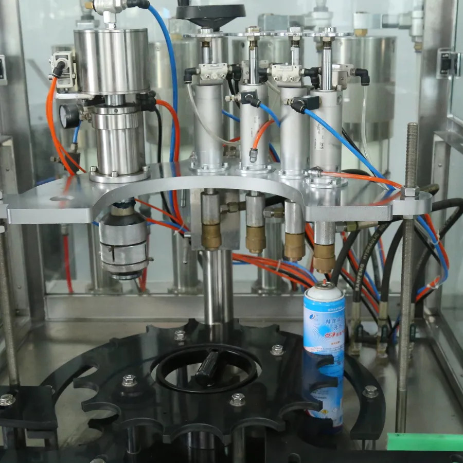 300ml Automated Filling Machine For Aerosol Automatic Filling Production Line