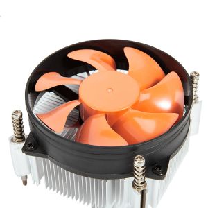  7pcs Blade Orange Fan CPU Cooling Radiator For IntelLGA775 Core2DUO Voltage 12VDC Manufactures