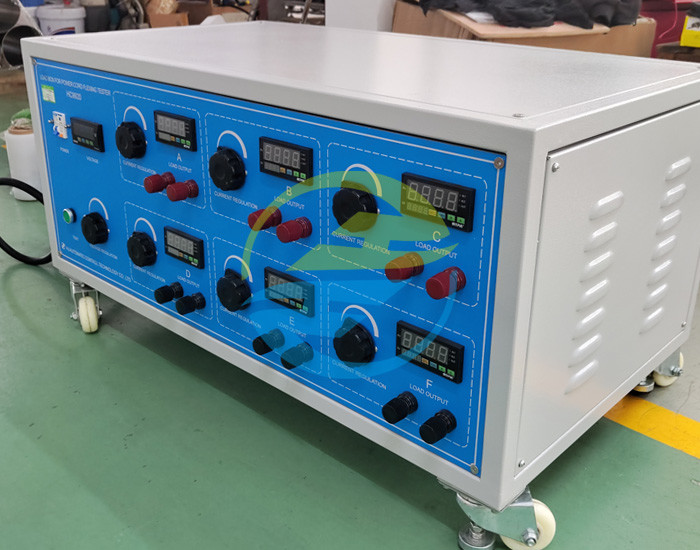 Power Cord Bending Machine Load System 6-Station Cable Testing Equipment 0-40A Adjustable Current Ammeter Accuracy ±1%