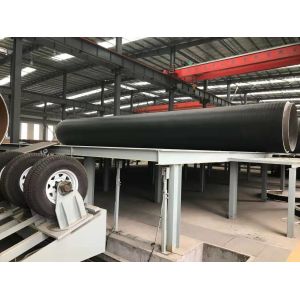 Automated Polyurethane Spraying Foam Pre Insulated Steel Pipe Solution Pipe