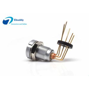  M7 PCB Female Socket Lemo 00B ECG Right Angle Pins For Printed Circuit Board Manufactures