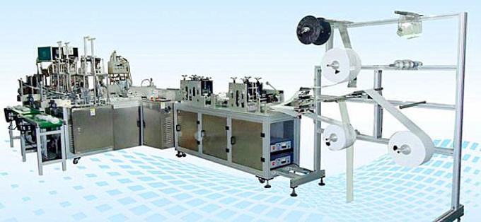 Weight 2300kg Automatic Surgical Face Mask Machine For Earloop Dust Mask