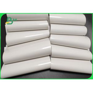 China 90gsm Mirror Coated White Paper For Roll Lable Printing 20 30 Reel on sale