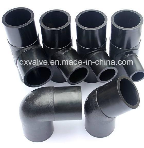 HDPE PE Plastic Pipe SDR11 Elbow Tee Coupling Butt-Fusion Pipe Fittings for Pipe System