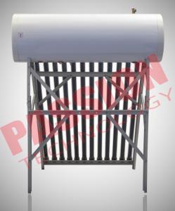 China Professional Heat Pipe Solar Water Heater With 20 Tubes Aluminum Reflector Frame on sale