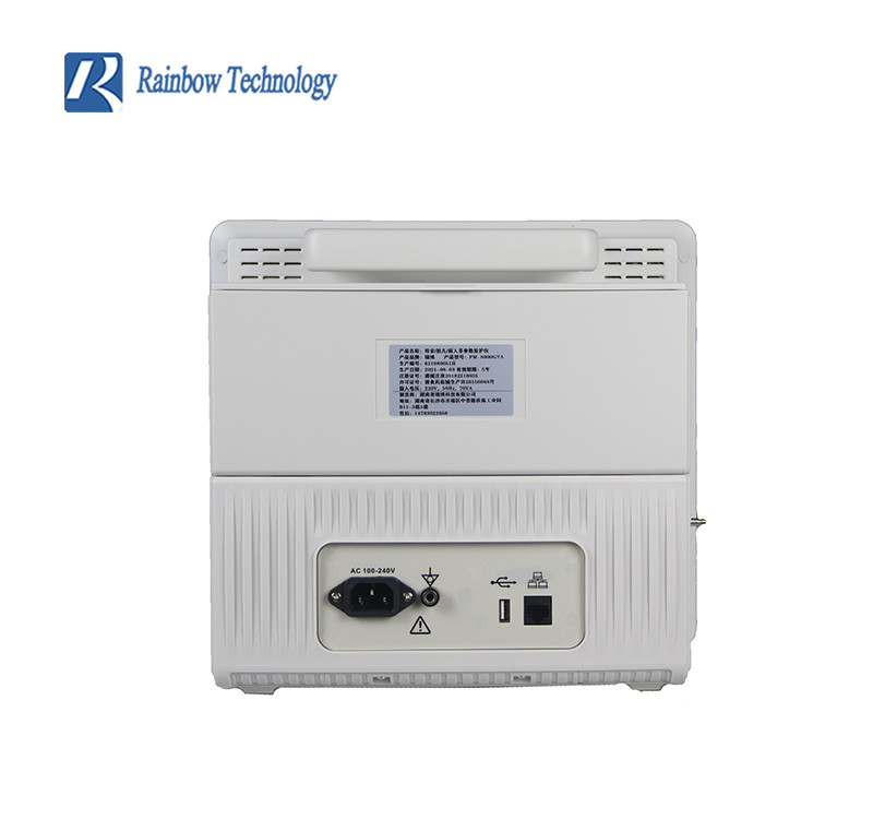 100~240 VAC Multi Parameter 12.1 Inch Monitor Patient Supports 16 Languages