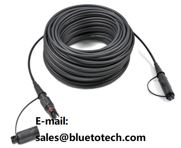 Robust 4Core Fiber Optic Patch Cord Expanded Beam Connector For Avionics Mining
