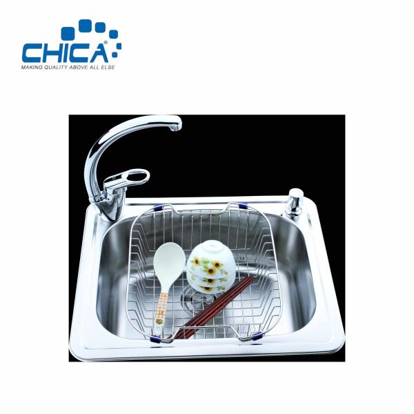 SUS304 Stainless Steel Kitchen Sink Single Bowl Kitchen Sink Press Kitchen Sink