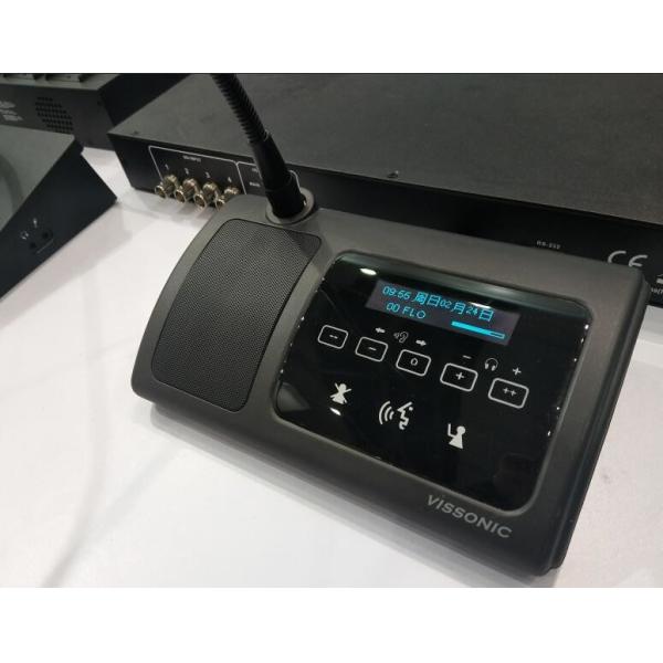 Full Digital Audio Conference Microphone Cat5 Voting Unit With Touchable