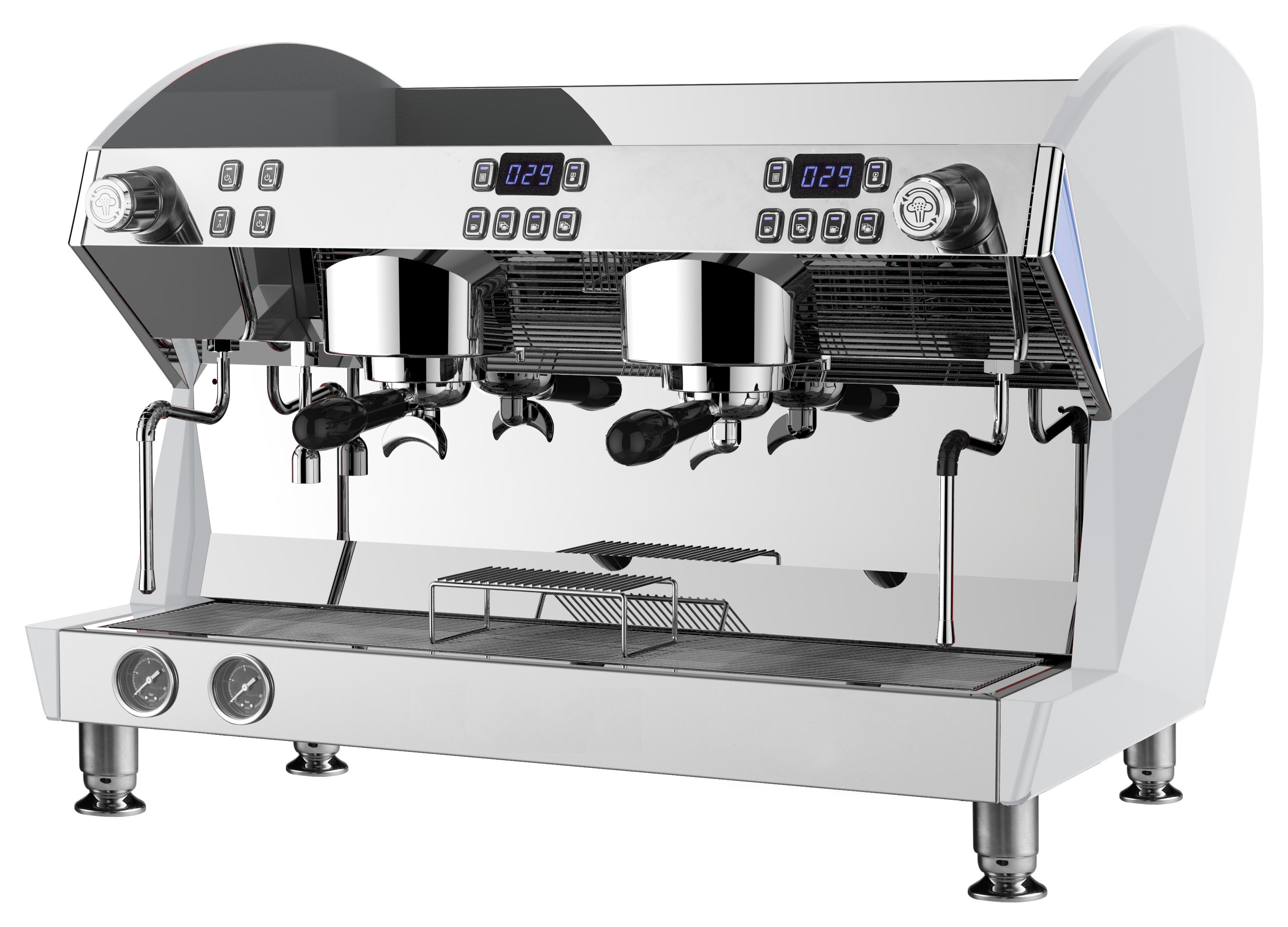 12L Boiler Coffee Shop 2 Group Semi Automatic Espresso Coffee Machine