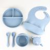 Buy cheap BPA Free Safety Silicone Dining Set , Silicone Bowl And Spoon Set OEM from wholesalers