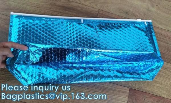Jewelry, Beauty Bubble Zipper Bag Customized Envelope, Recycled PVC Bubble Pouch