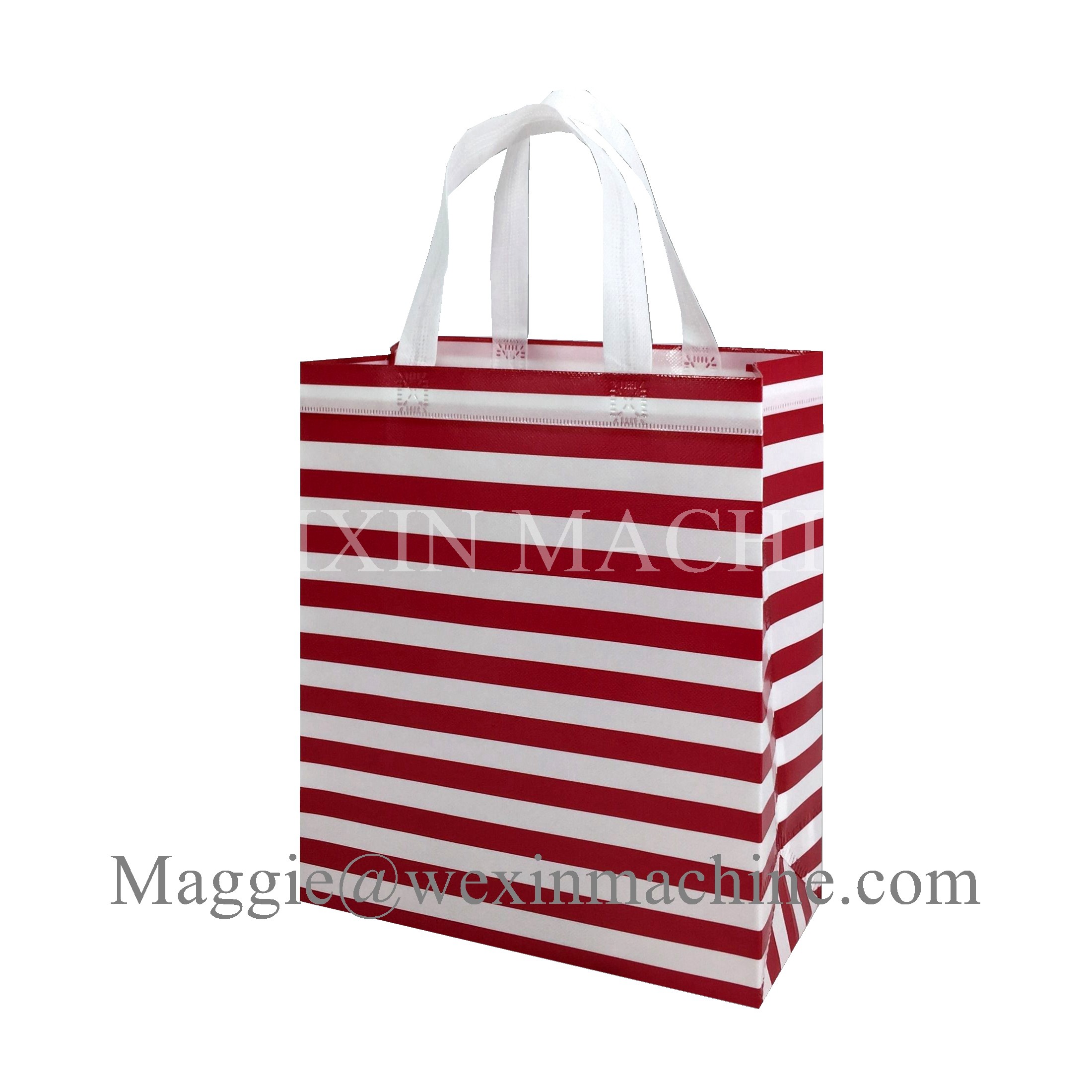 Full Automatic Non Woven Box Bag Making Machine For Biodegradable Bags