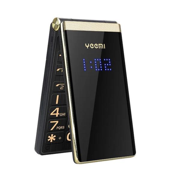 YEEMI M2-C 2G Feature Phone GSM MTK 2.8'' Dual Screen MP4 Player Flip Phones For