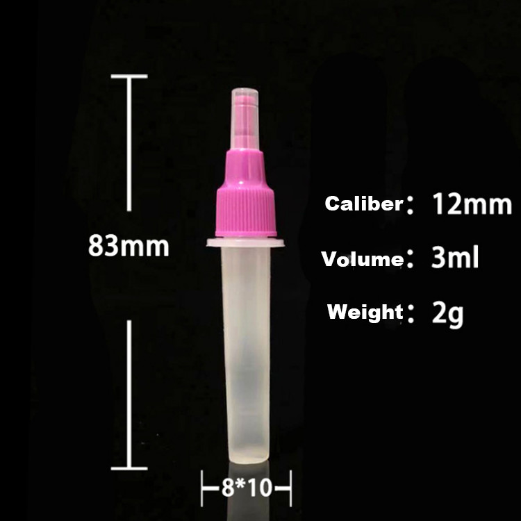 3ml 5ml Sterilization Nucleic Acid Detection Plastic Tubes