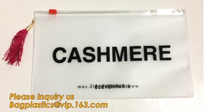 Plastic Bag OEM Custom PVC Loop Handle Image Printed Plastic Shopping Bag,Promotional Clear Waterproof Plastic Cosmetic