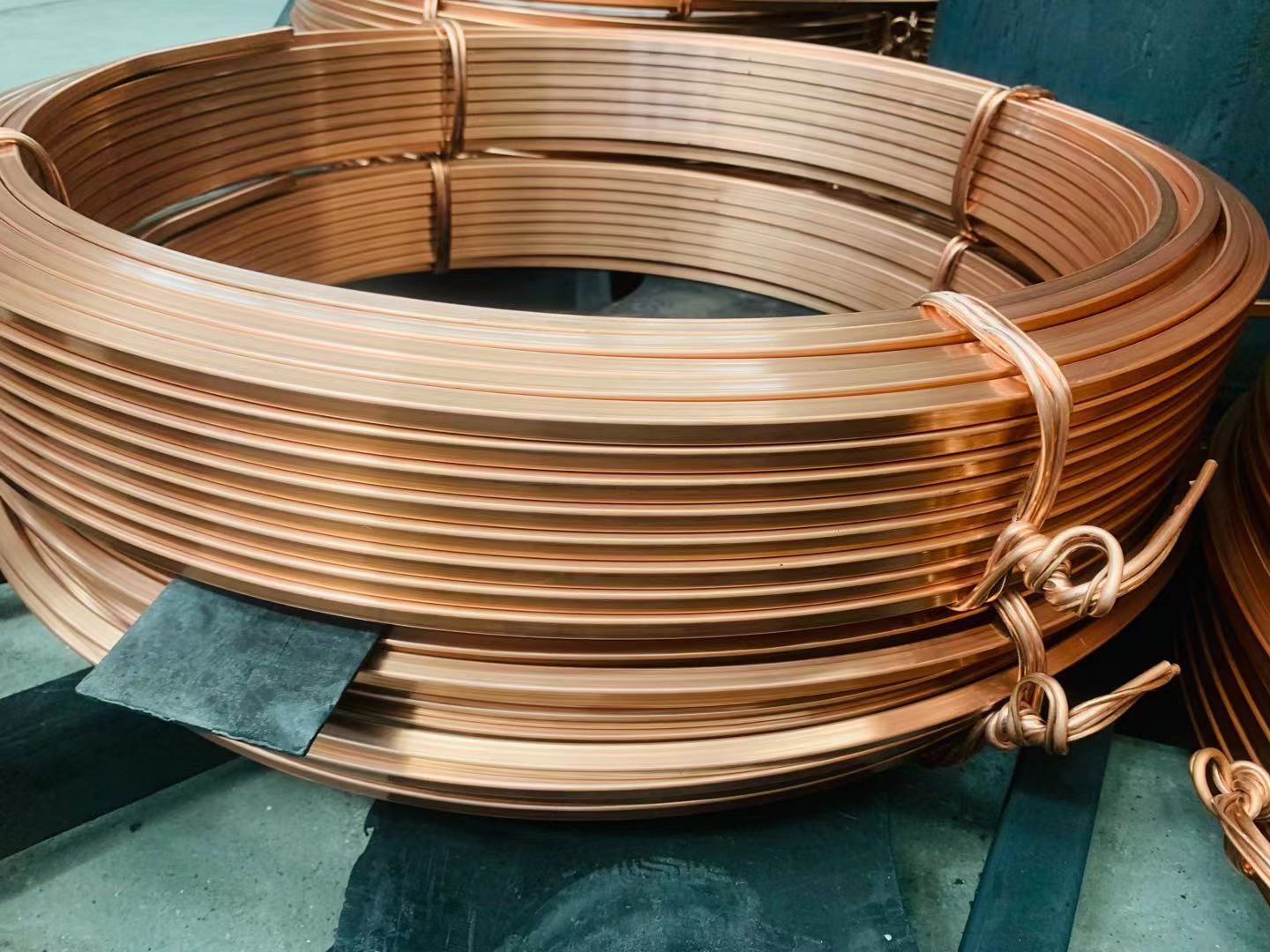 99.99% Cu c12200 copper tube Bright Straight Copper Pipes For AC