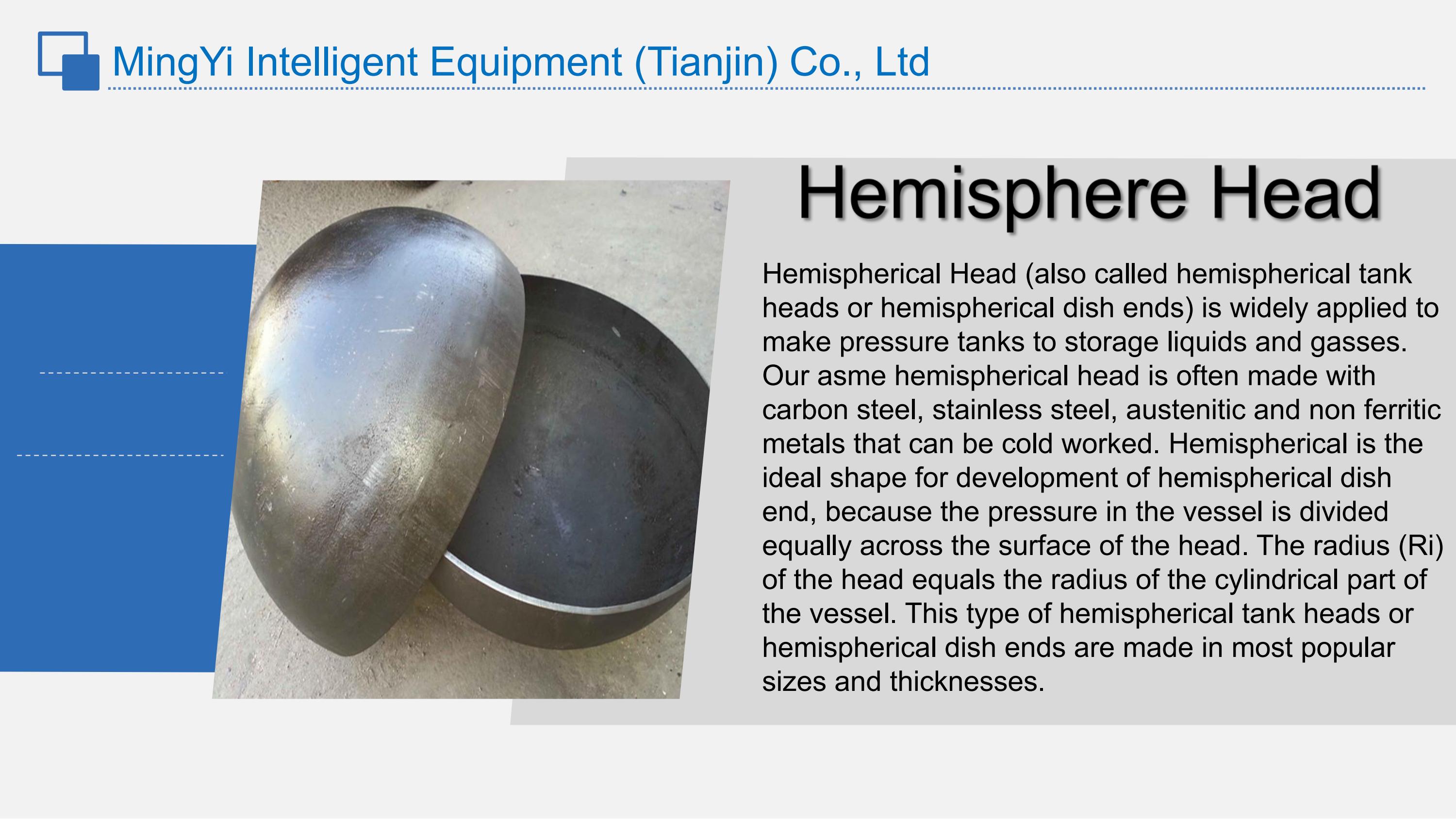 Pressure Vessel Heads High Pressure Carbon Steel Flat Head for Welding Connection