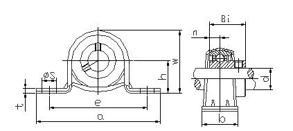 Pressed Housing 35mm SBPP200 Cast Iron Pillow Blocks