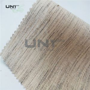 Stiff Interlining Material , Rayon Woven Fusing For Garment