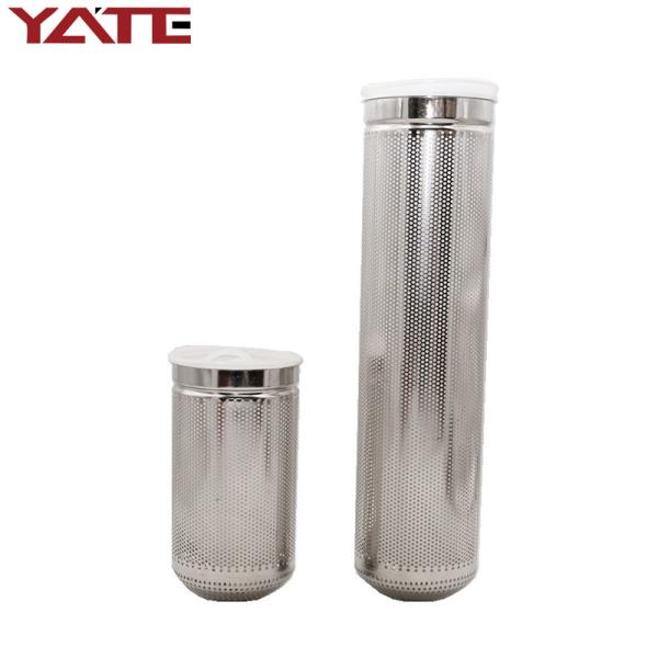 Perforated Reusable Washable Oil Filter Basket Stainless Steel Water Strainer