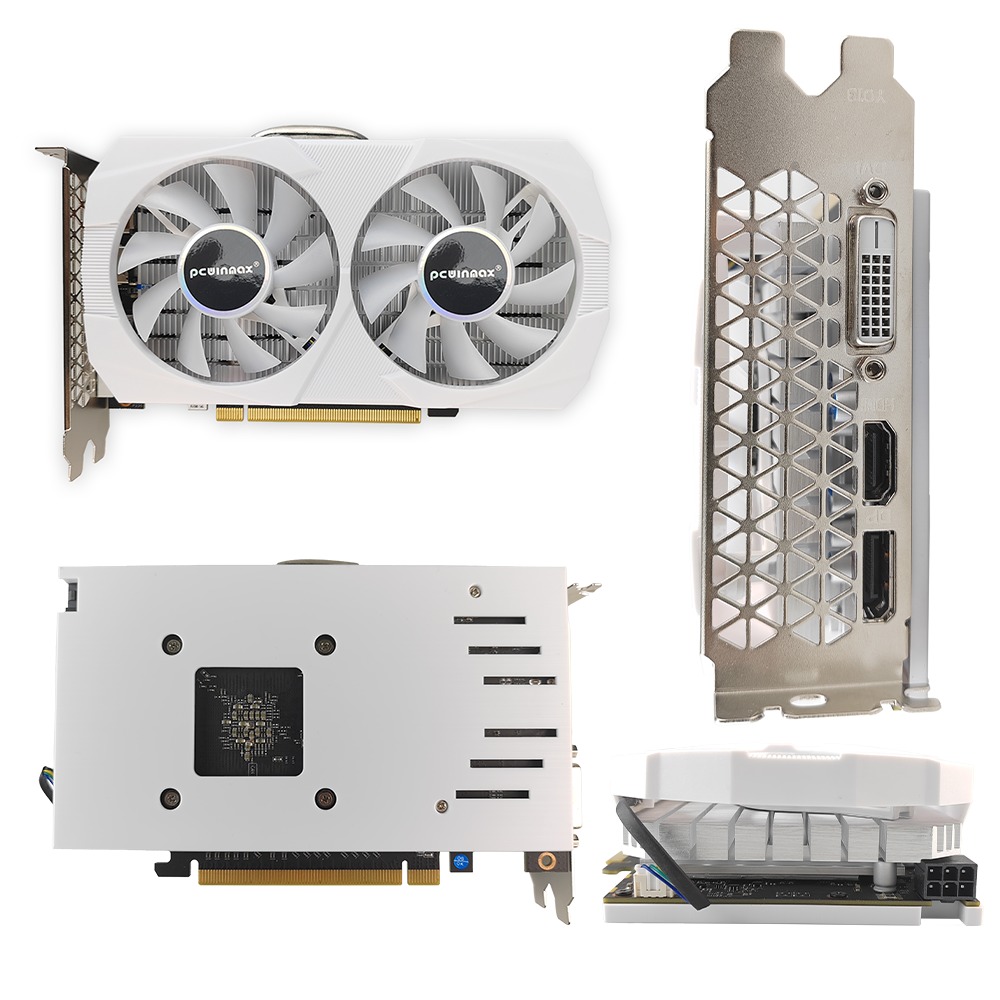 PCWINMAX Radeon RX 580 16GB Graphics Card, 2048SP GDDR5 256 Bit GPU, PCIE 3.0 Gaming Video Card with HD/DP/DVI Ports for Desktop Computer
